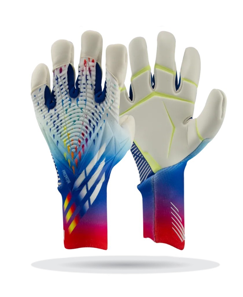 Adidas Goalkeeper Gloves Predator Pro FSP Al Rihla White/Bright Cyan ...