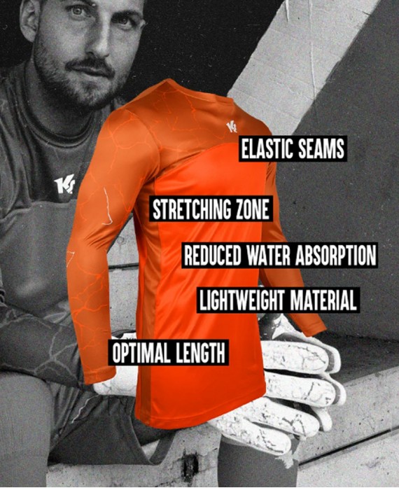 Equipacion portero niño Keepersport GK naranja
