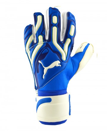 Puma Ultra 1 Negative Cut Goalkeeper Gloves - Green, Black & Blue