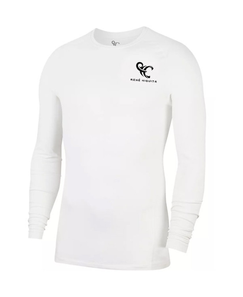 Camiseta lycra térmica René Higuita blanca