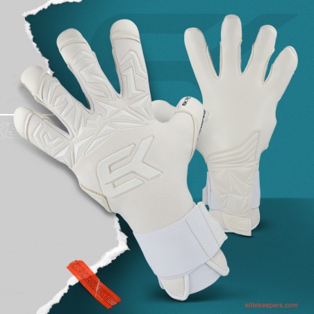 white goalkeeper gloves
