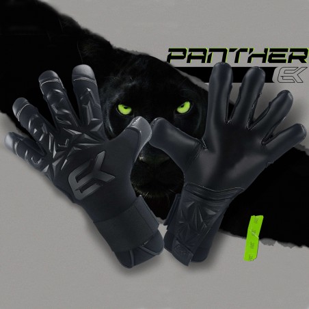 black goalkeeper gloves