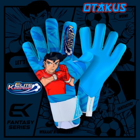 blue goalkeeper gloves