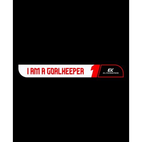 Elitekeepers I AM A GOALKEEPER Men's Black T-Shirt