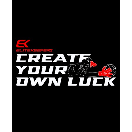 Elitekeepers Create Your Own Luck Men's Black T-Shirt