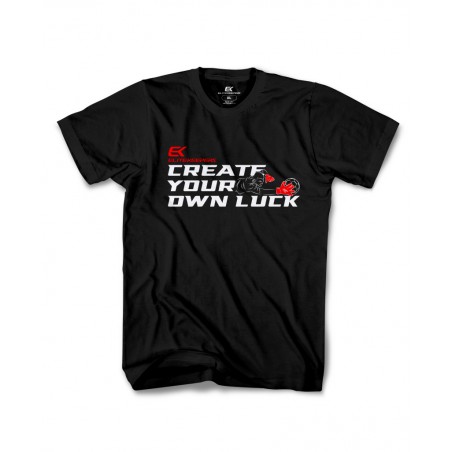 Elitekeepers Create Your Own Luck Men's Black T-Shirt