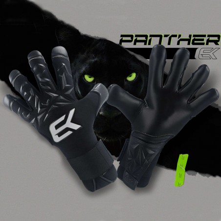 Elitekeepers EK Panther Logo White Goalkeeper Gloves