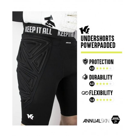 Mallas cortas KEEPERsport Undershorts PowerPadded