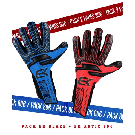 Pack de guantes de portero EK Artic y EK Blaze