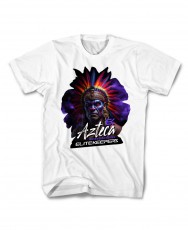 Camiseta Blanca EK Azteca – El Portero Eterno Camiseta Blanca EK Azteca – El Portero Eterno