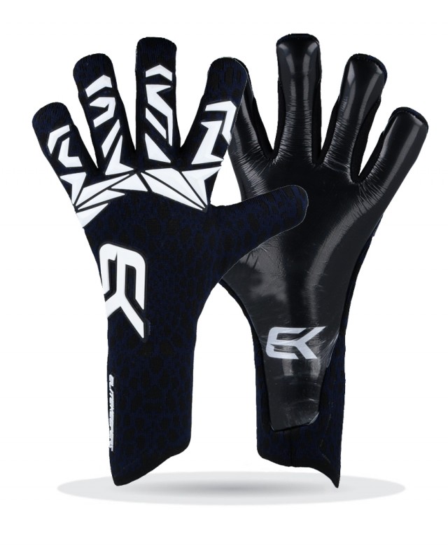 Guantes portero Elitekeepers EK Venom – Vista frontal con diseño Seamless y látex EK Contact Supergrip