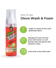 Beneficios del limpiador de guantes Glove Wash & Foam Strawberry Stopper con aroma a fresa Beneficios del limpiador de guantes Glove Wash & Foam Strawberry Stopper con aroma a fresa