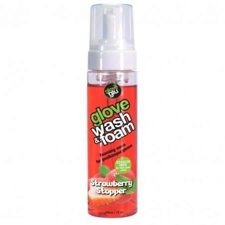 Glove Wash & Foam Strawberry Stopper – Limpiador de guantes de portero con aroma a fresa