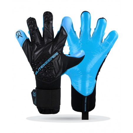 Elitekeepers EK Persa Aqua goalkeeper gloves – front palm and backhand view