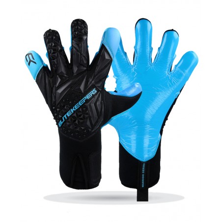Guantes de portero EK Persa Aqua – palma azul y dorso negro
