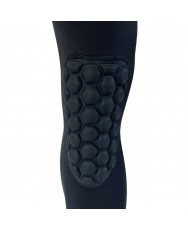 High-density side padding for superior impact absorption and hip protection. High-density side padding for superior impact absorption and hip protection.