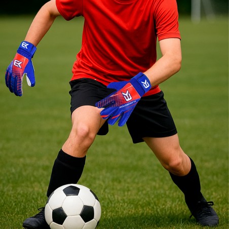 Guantes de portero Elitekeepers EK START con gran agarre y comodidad para jóvenes porteros.
