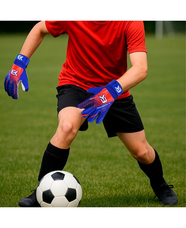 Guantes de portero Elitekeepers EK START con gran agarre y comodidad para jóvenes porteros. Guantes de portero Elitekeepers EK START con gran agarre y comodidad para jóvenes porteros.