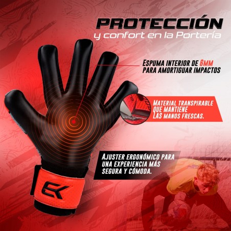 Elitekeepers Fury children's goalkeeper gloves