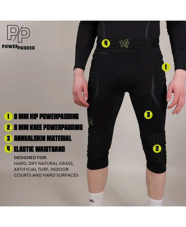 Keepersport 3/4 Professional Goalkeeper Tights with Protection Keepersport 3/4 Professional Goalkeeper Tights with Protection
