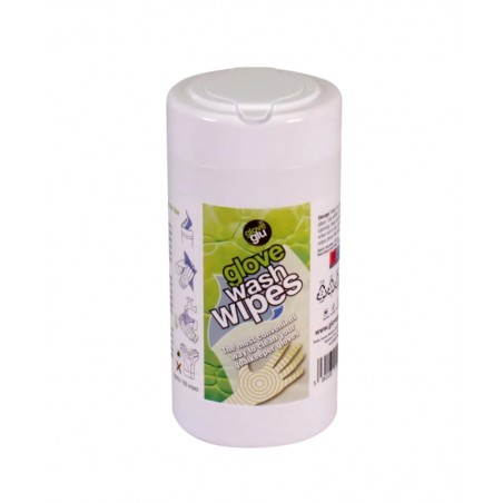 Toallitas Glove Glu Wash & Prepare Wipes – Limpieza rápida para guantes de portero