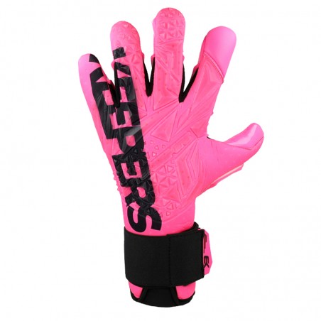 Dorso de los guantes EK BLOSSOM con silicona 3D transparente.