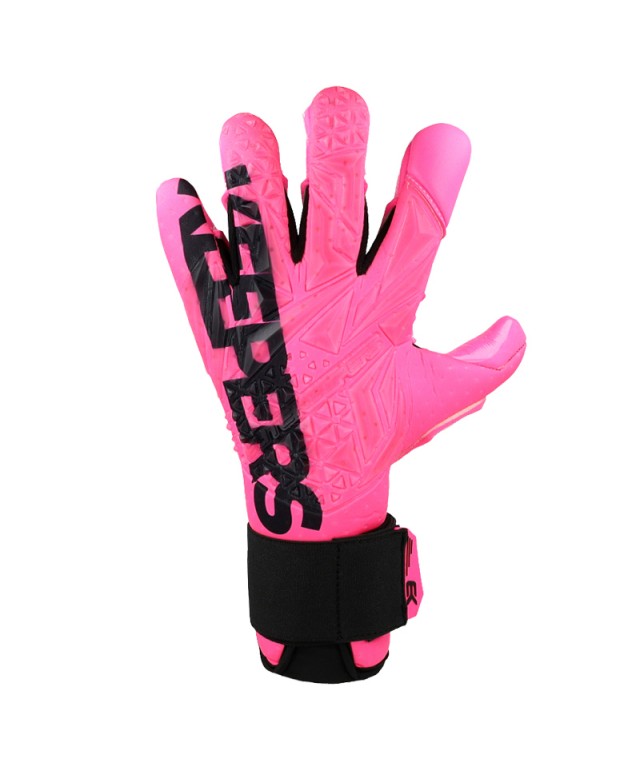 Dorso de los guantes EK BLOSSOM con silicona 3D transparente.
