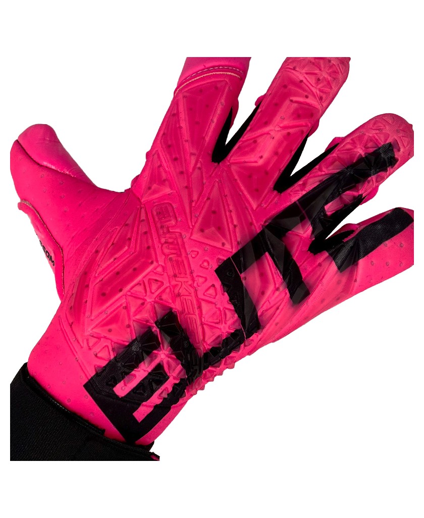 Detalle lateral con el logo Elitekeepers en el modelo EK BLOSSOM.