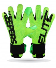 EK TERRA goalkeeper gloves – Front view of the backhand with earth-inspired design.