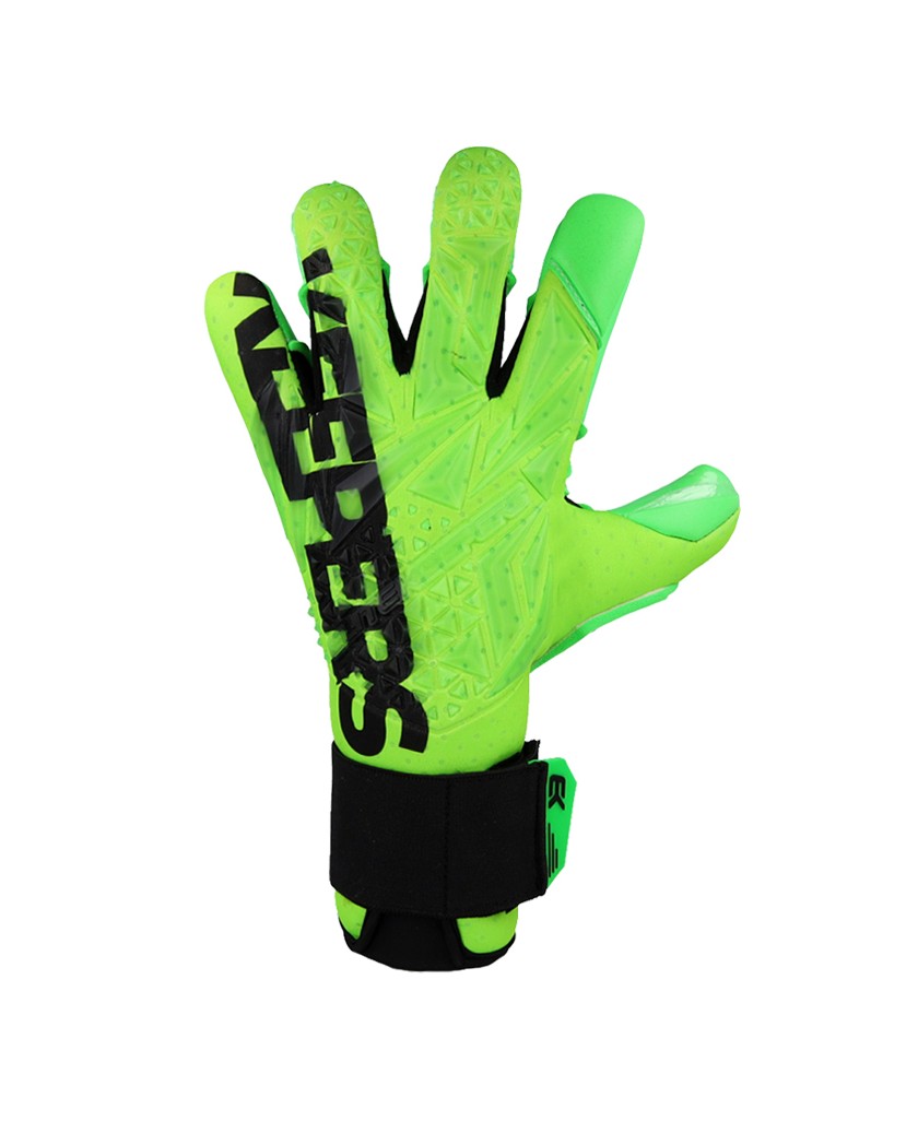 EK TERRA – Palma profesional en látex verde para máximo agarre y estabilidad.