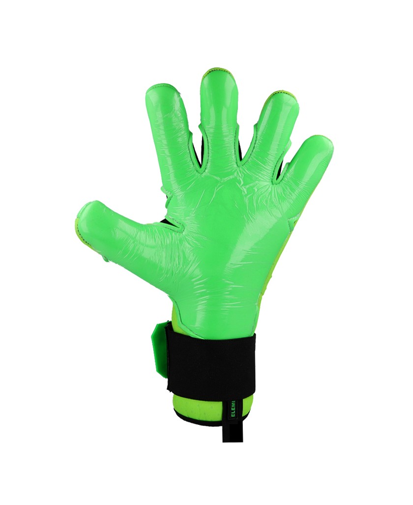 Backhand detail with transparent 3D silicone and earth-textured geometric patterns.