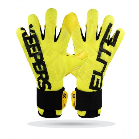 Guantes de portero EK LIGHTNING – Vista frontal del dorso con diseño inspirado en la velocidad del rayo.