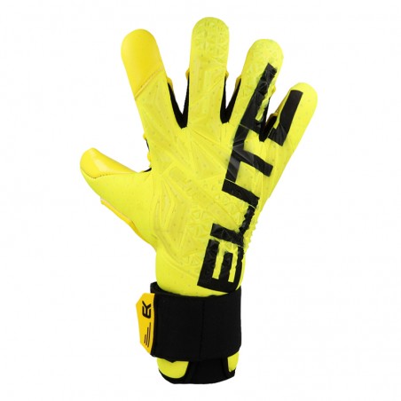 Backhand detail with transparent 3D silicone and electric textures.