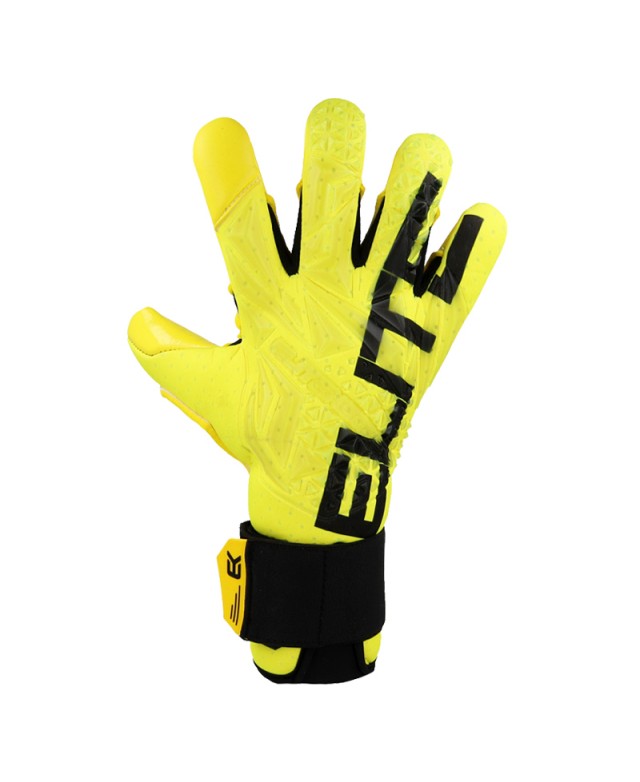 Backhand detail with transparent 3D silicone and electric textures.