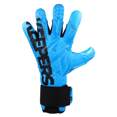 Blue palm of the EK TSUNAMI with professional latex.