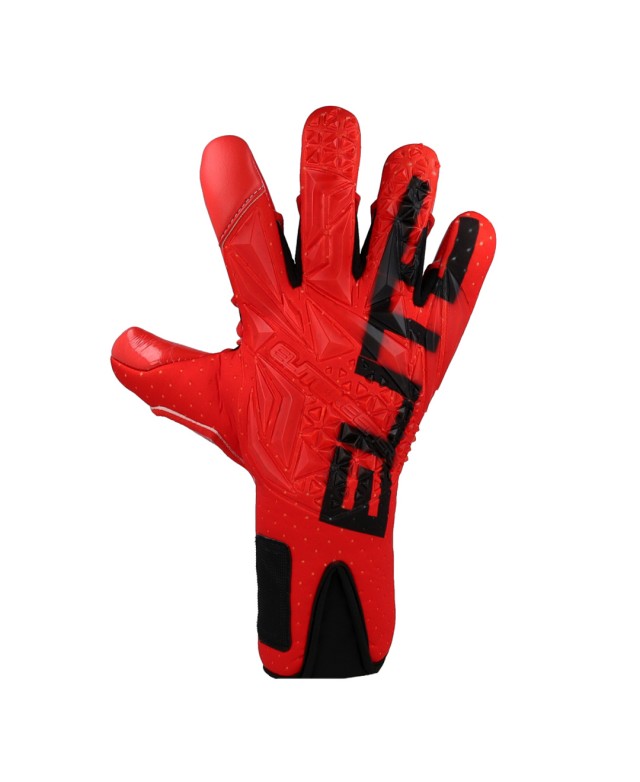 Close-up of the EK INFERNO backhand with transparent 3D silicone.