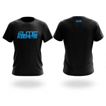 Camiseta Negra Elitekeepers Essential Logo Tee