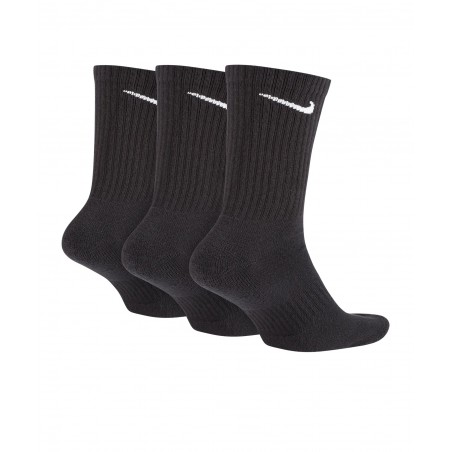 Black Nike Everyday Cushion Crew 3 Pack Socks