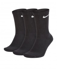Calcetines negros Nike Everyday Cushion Crew 3 Pack Socks