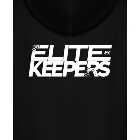 Sudadera negra con capucha Elitekeepers – Essential Logo Hoodie