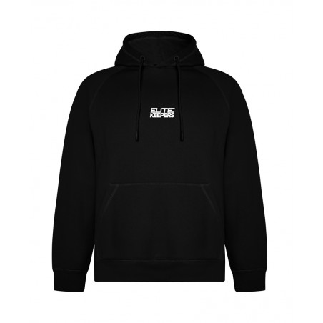 Sudadera negra con capucha Elitekeepers – Essential Logo Hoodie