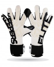 Guantes de portero Elitekeepers EK Frostbite de la Serie Elements con diseño inspirado en el hielo y ajuste profesional.