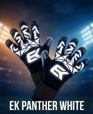 Elitekeepers EK Panther Logo White Goalkeeper Gloves