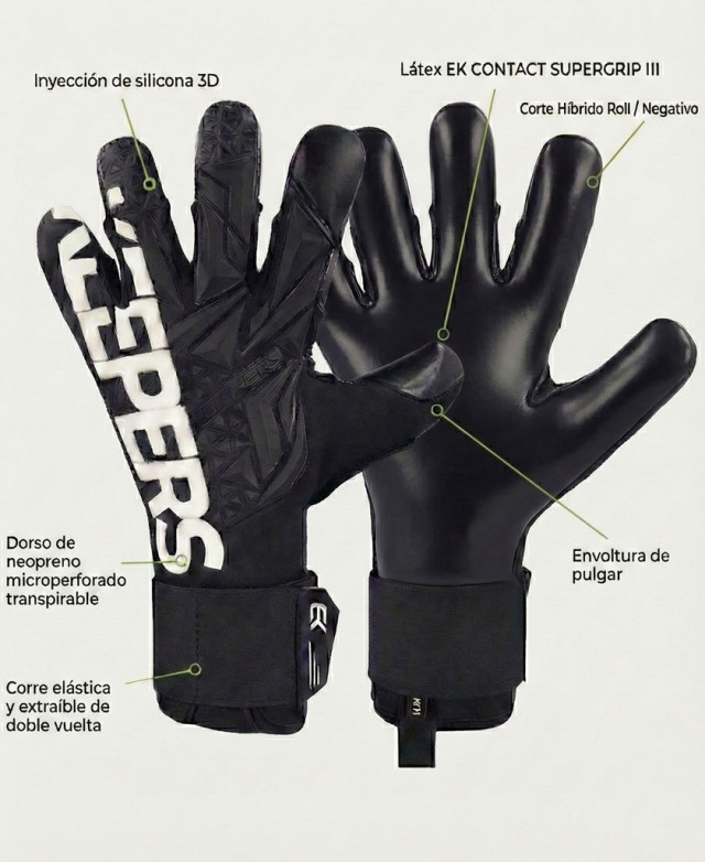 Guantes portero Elitekeepers EK Obsidian