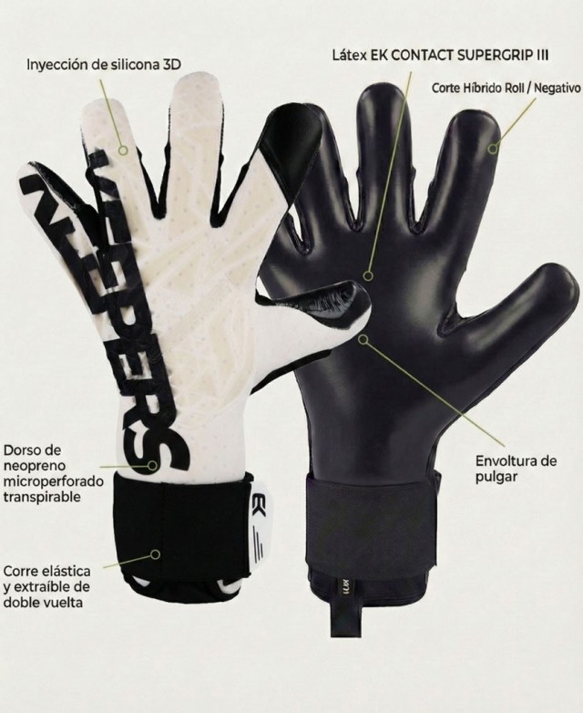 Elitekeepers EK Frostbite goalkeeper gloves – pro grip and blue design from the Elements Series