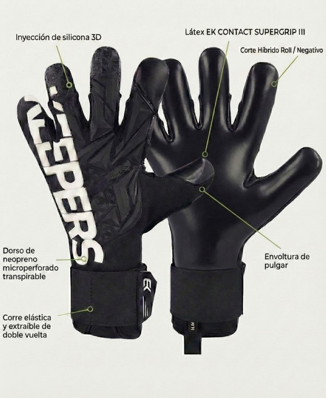 Elitekeepers professional glove construction – materials, layers and goalkeeper technology