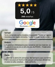 Opiniones de clientes Elitekeepers en Google – valoración 5 estrellas en guantes de portero
