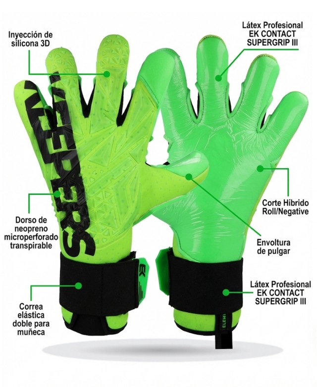 Partes de los Guantes portero Elitekeepers EK Terra