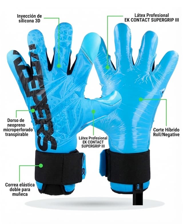 Partes de los Guantes portero Elitekeepers EK Tsunami