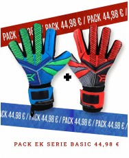 Pack de guantes de portero EK Serie Basic con dos pares por 44,98 €